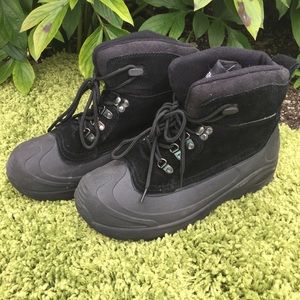 Men’s Thinsulate Black Boots Size 8